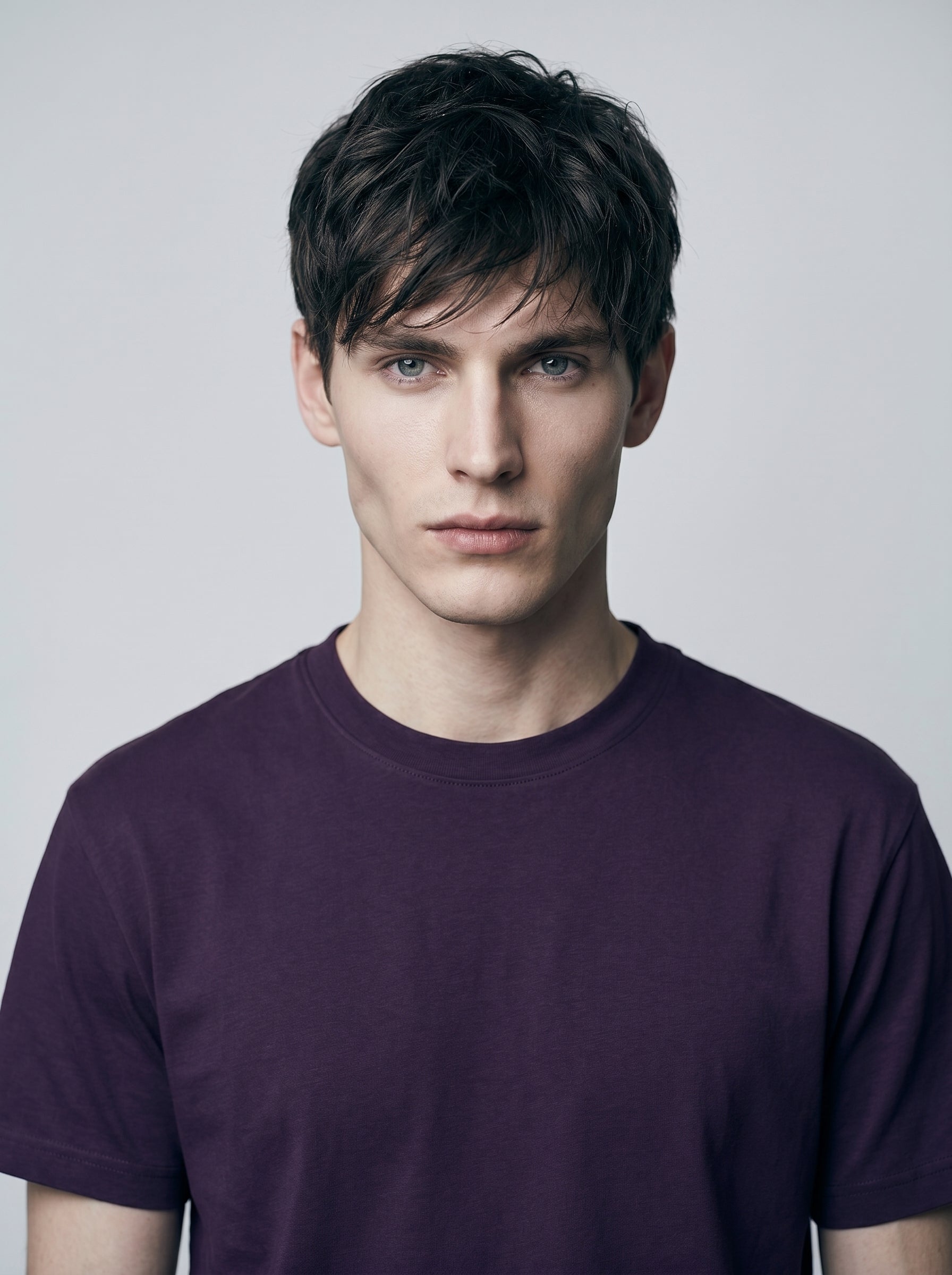 Essential Purple Cotton T-Shirt - Regular Fit