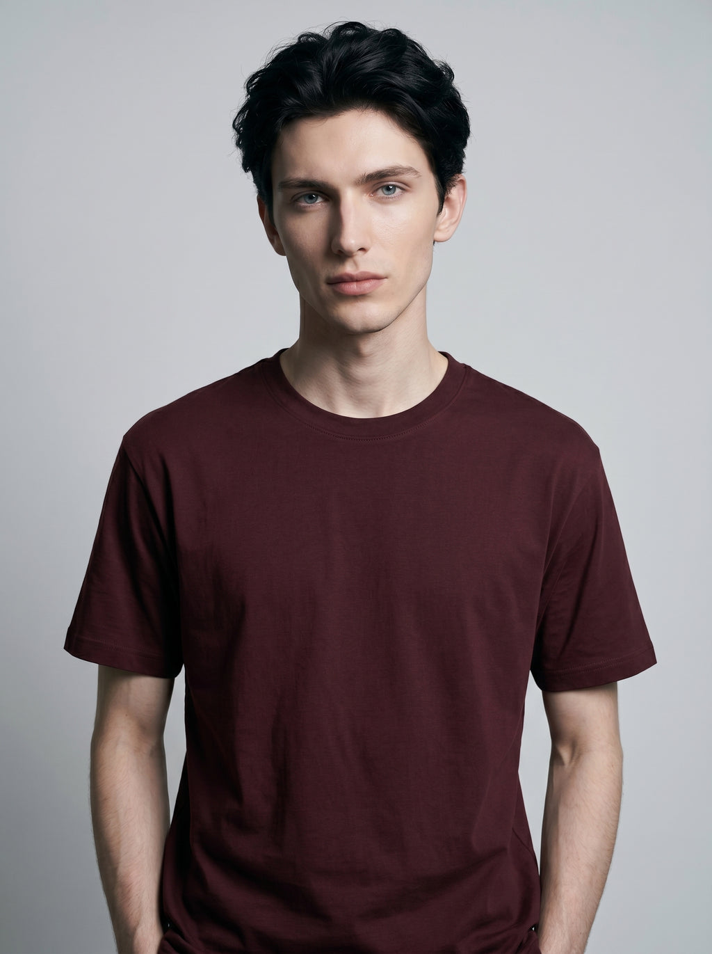 Essential Maroon Cotton T-Shirt - Regular Fit