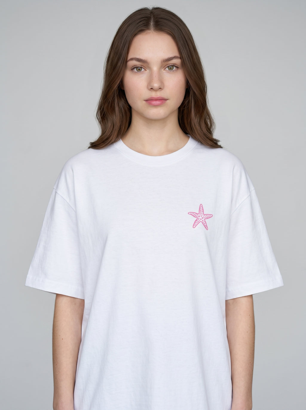 Delightful - White Oversized T-Shirt
