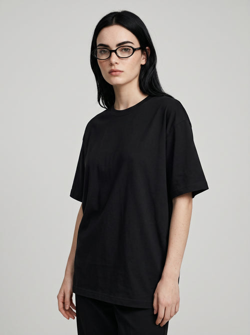 Essential Black Cotton T-Shirt - Regular Fit