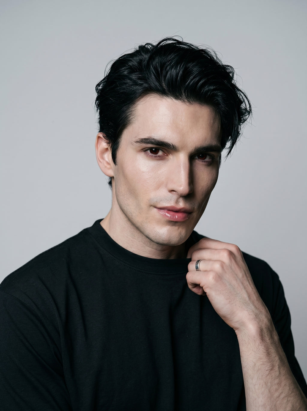 Essential Black Cotton T-Shirt - Regular Fit