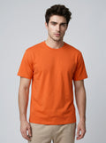 Essential Orange Cotton T-Shirt - Regular Fit