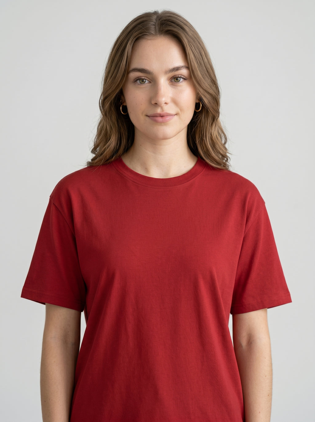 Essential Red Cotton T-Shirt - Regular Fit