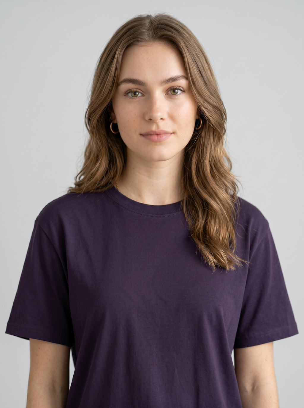 Essential Purple Cotton T-Shirt - Regular Fit