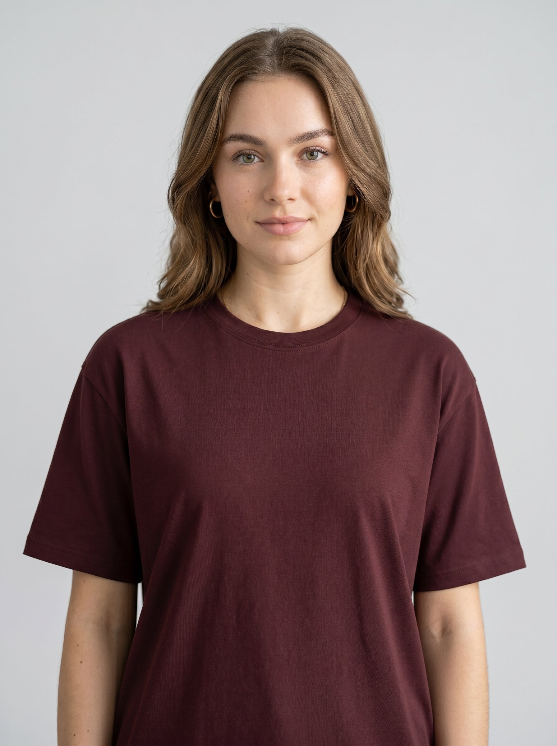 Essential Maroon Cotton T-Shirt - Regular Fit