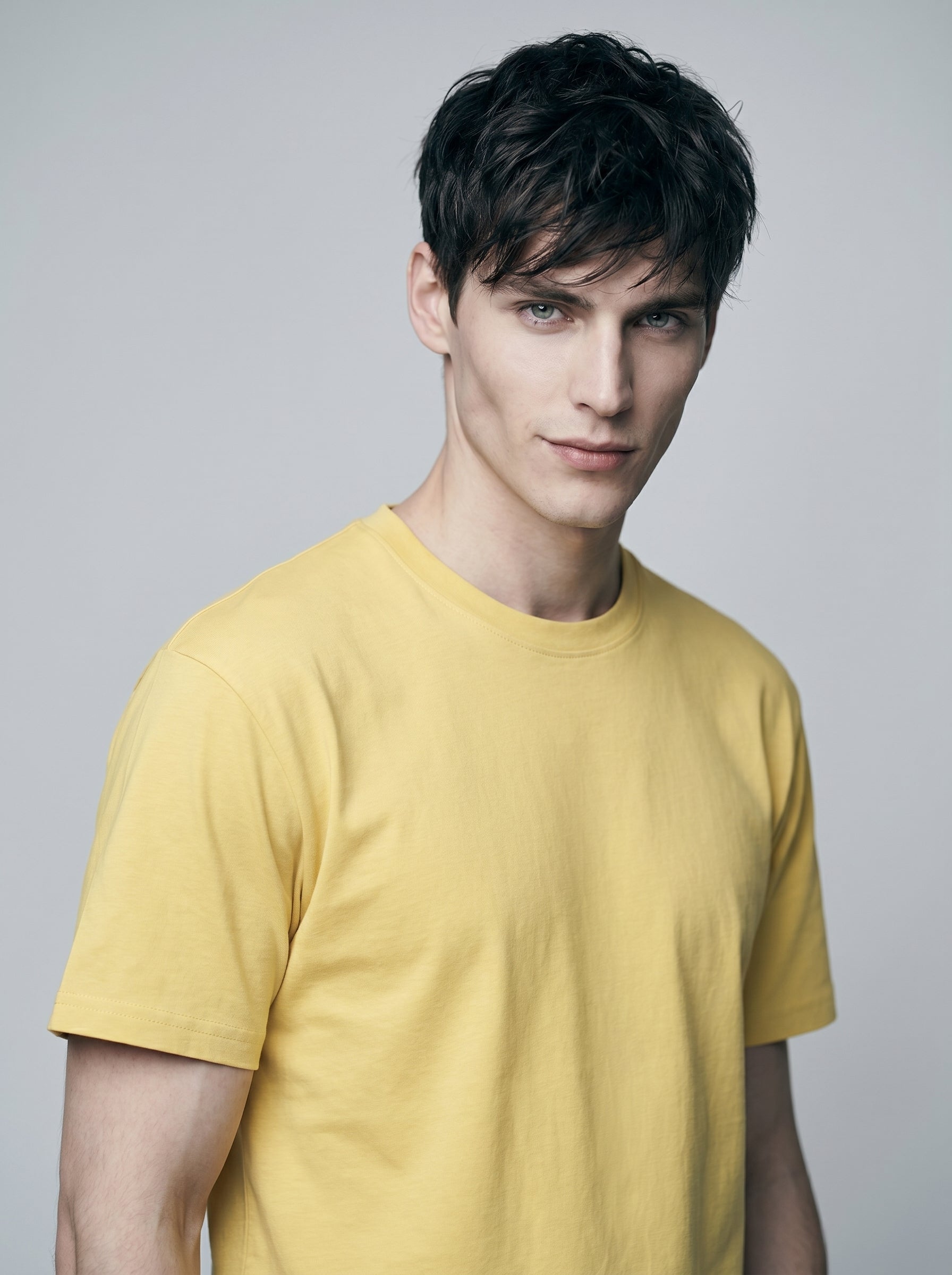 Essential Yellow Cotton T-Shirt - Regular Fit