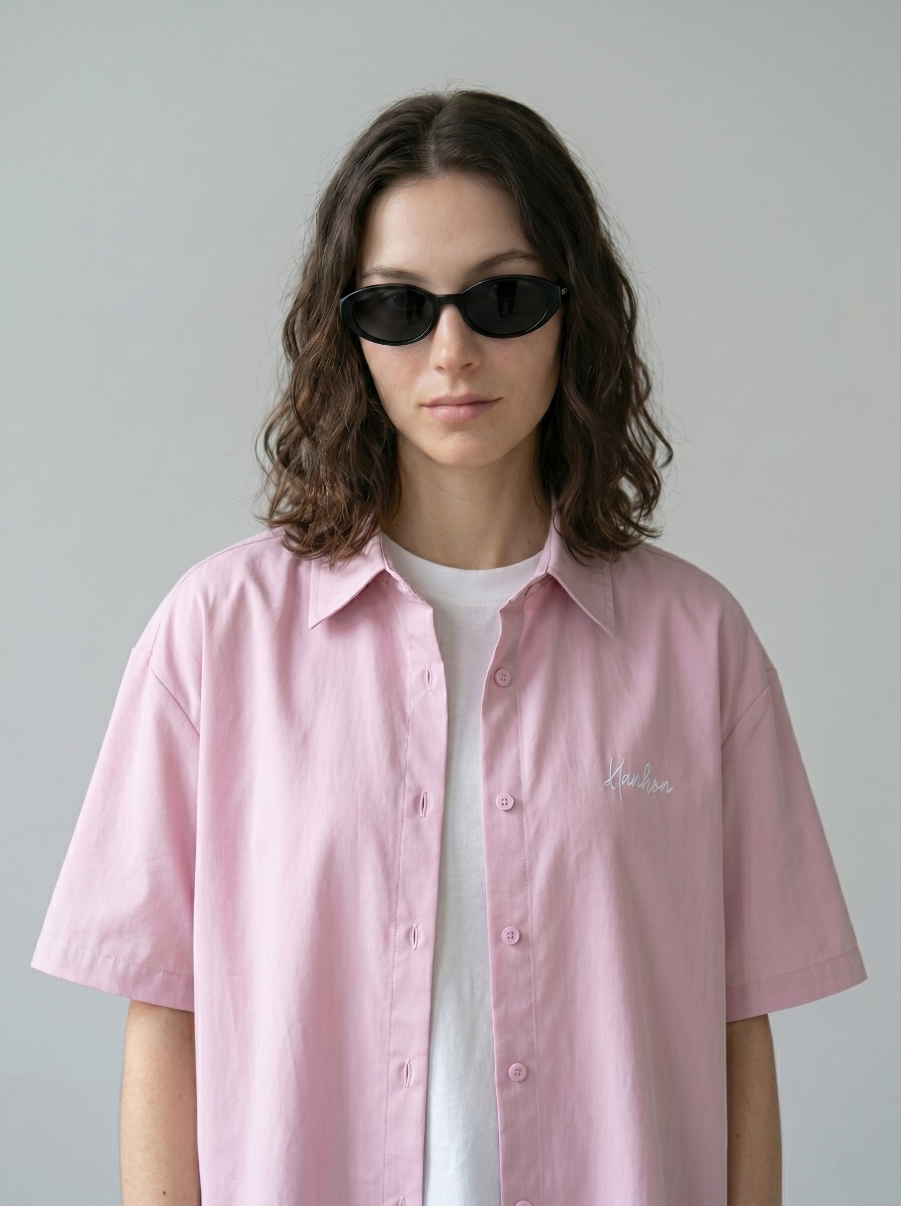 Baby Pink Oversized Shirt - Unisex