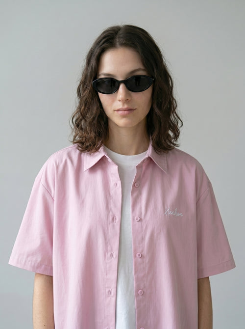 Baby Pink Oversized Shirt - Unisex