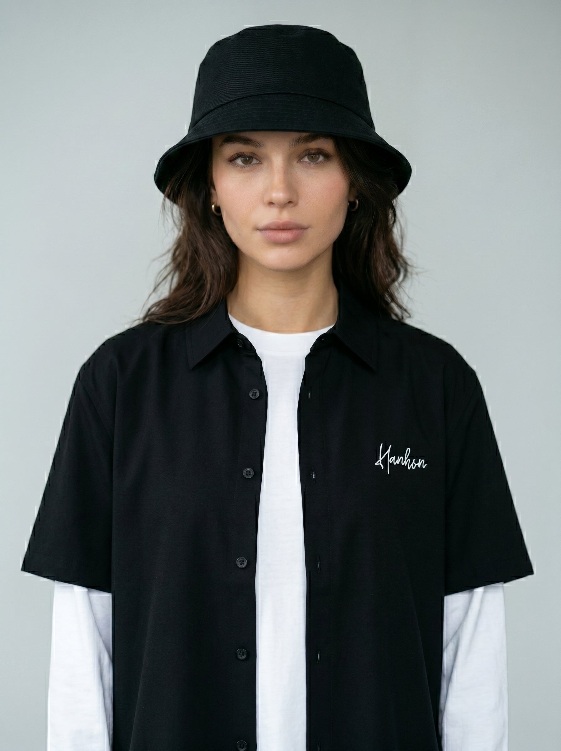 Black Oversized Shirt - Unisex