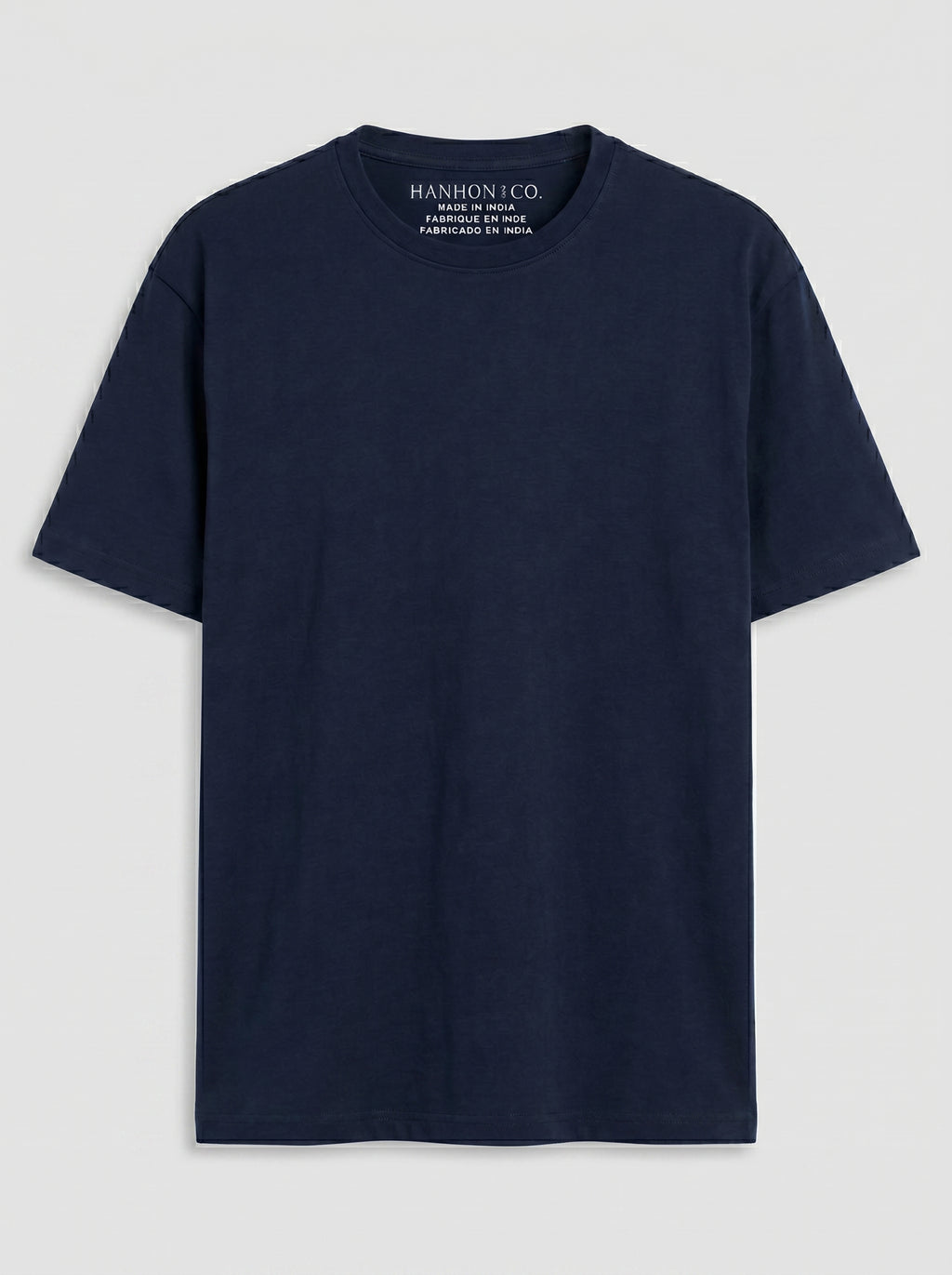 Essential Navy Blue Cotton T-Shirt - Regular Fit