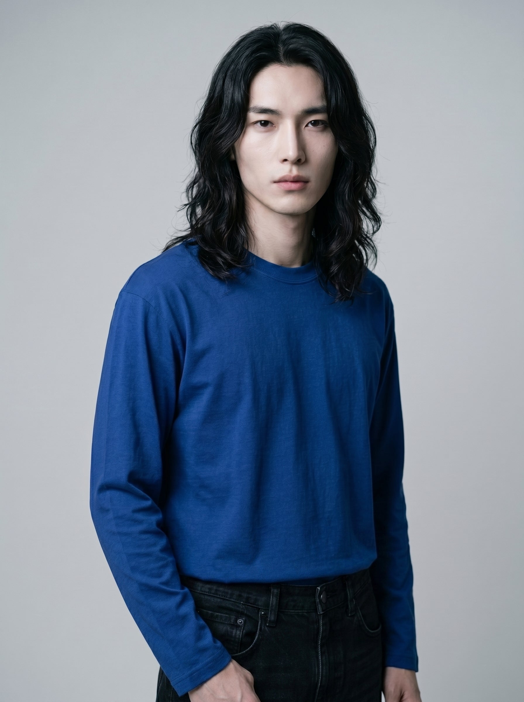 Everyday Full Sleeve Tee – Royal Blue Unisex Regular Fit