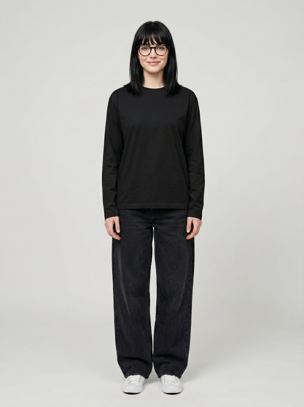 Everyday Full Sleeve Tee – Black Unisex Regular Fit