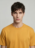 Essential Golden Yellow Cotton T-Shirt - Regular Fit