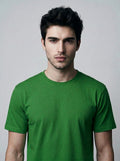 Essential Flag Green Cotton T-Shirt - Regular Fit