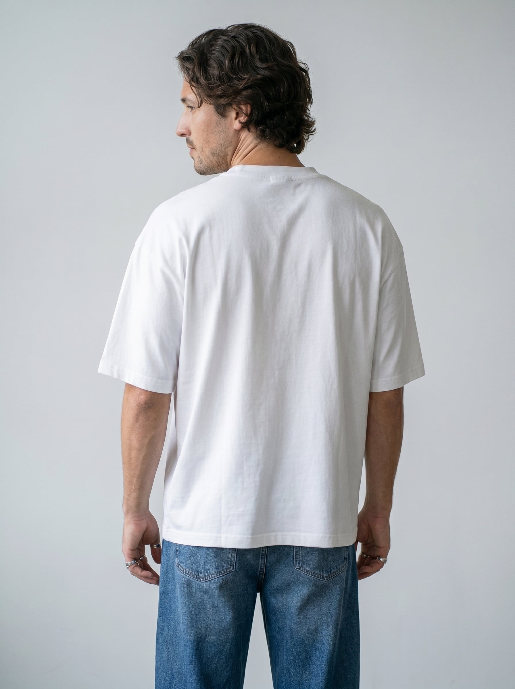 I Told ChatGPT About U. – White Oversized T-Shirt
